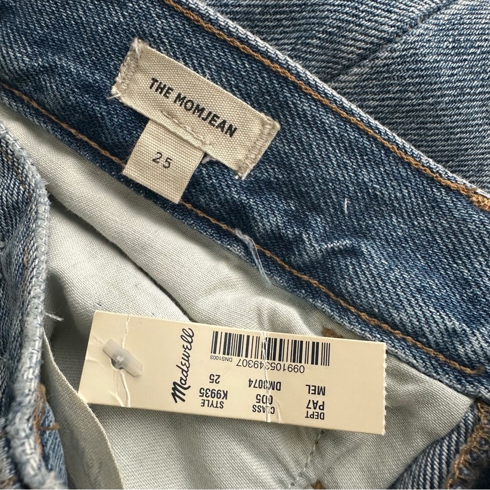 Madewell The Momjean High Rise Waist Size 28, New - Picture 7 of 15
